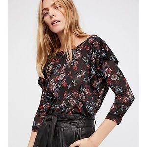 NWT* Free People Dock Street Floral Top